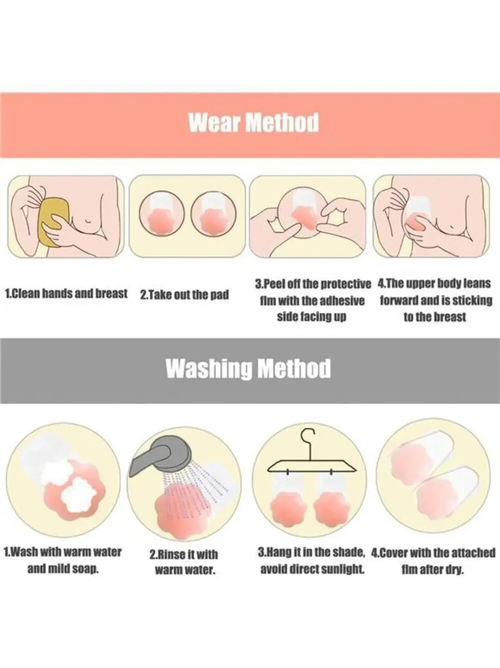Sticky Bra for Breast Lift Pasties Nipple Covers Invisible